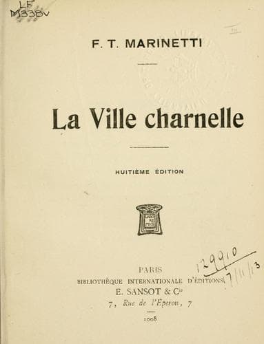 Tapa de La ville charnelle.