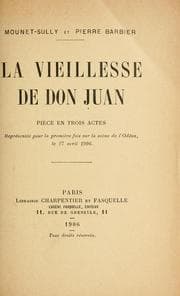 Tapa de La vieillesse de Don Juan