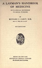 Tapa de A layman's handbook of medicine