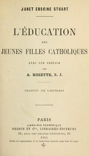 Tapa de L' éducation des jeunes filles catholiques