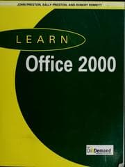 Tapa de Learn Office 2000