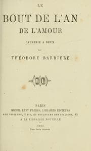 Tapa de Le bout de l'an de l'amour