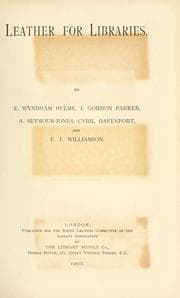 Tapa de Leather for libraries