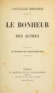 Tapa de Le bonheur des autres