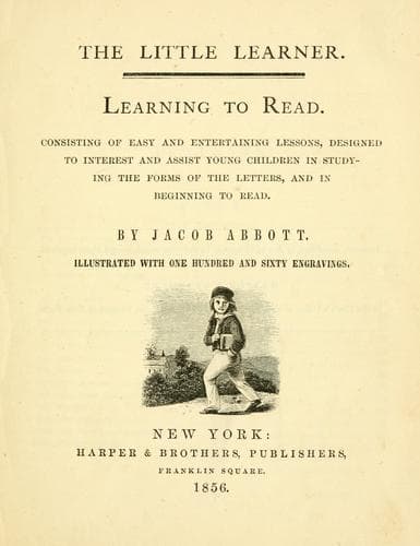 Tapa de Learning to read