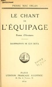 Tapa de Le chant de l'équipage