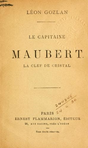 Tapa de Le capitaine Maubert.