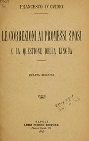 Tapa de Le correzioni ai Promessi Sposi