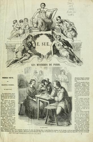 Tapa de Les mystères de Paris