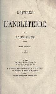 Tapa de Lettres sur l'Angleterre