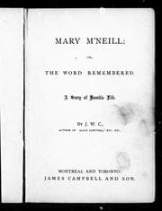 Tapa de Mary M'Neill, or, The word remembered
