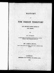 Tapa de History of the Oregon Territory and British North America fur trade