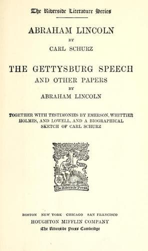 Tapa de Abraham Lincoln
