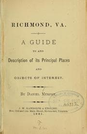 Tapa de Richmonnd, Va