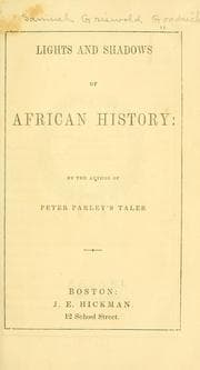 Tapa de Lights and shadows of African history