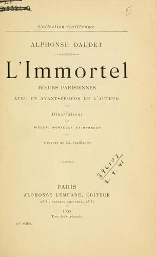 Tapa de L'immortel