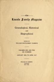 Tapa de The Lincoln family magazine