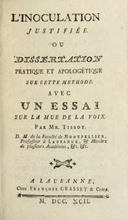 Tapa de L'innoculation justifibee