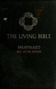Tapa de The Living Bible