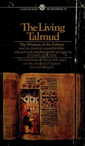 Tapa de The living Talmud