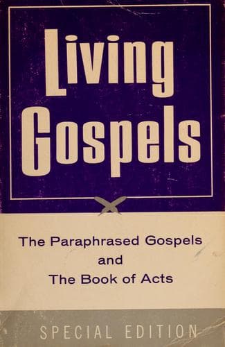 Tapa de Living Gospels