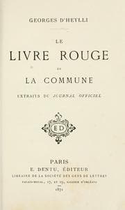 Tapa de Le livre rouge de la Commune
