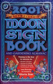 Tapa de Llewellyn's 2001 moon sign book & gardening almanac
