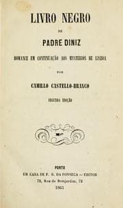 Tapa de Livro negro de Padre Diniz