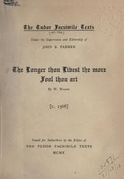 Tapa de The longer thou livest the more fool thou art