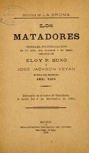 Tapa de Los matadores