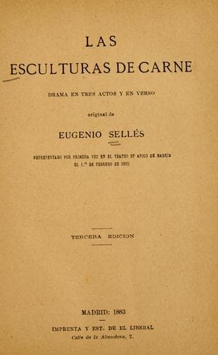 Tapa de Los esculturas de carne