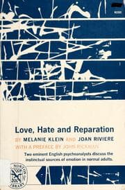 Tapa de Love, hate, and reparation.