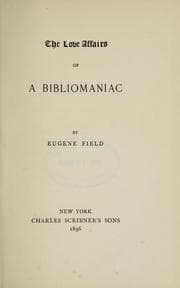 Tapa de The love affairs of a bibliomaniac