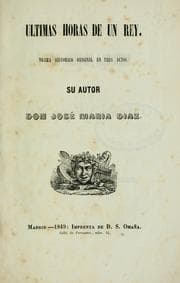 Tapa de Últimas horas de un rey