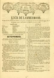 Tapa de Lucia de Lammermoor