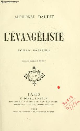 Tapa de évangéliste