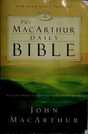 Tapa de The MacArthur daily Bible