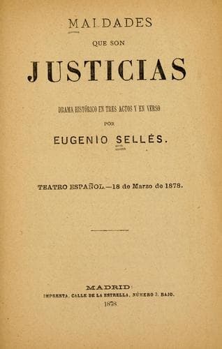 Tapa de Maldades que son justicias
