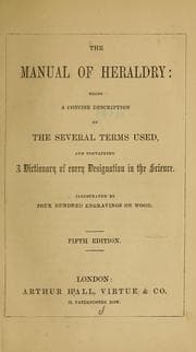 Tapa de The manual of heraldry