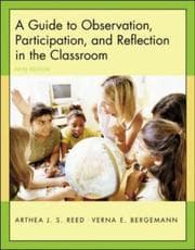 Tapa de A guide to observation, participation and reflection in the classroom