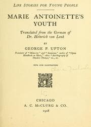 Tapa de Marie Antoinette's youth