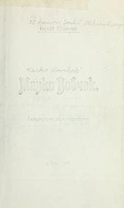 Tapa de Marko Vovchok