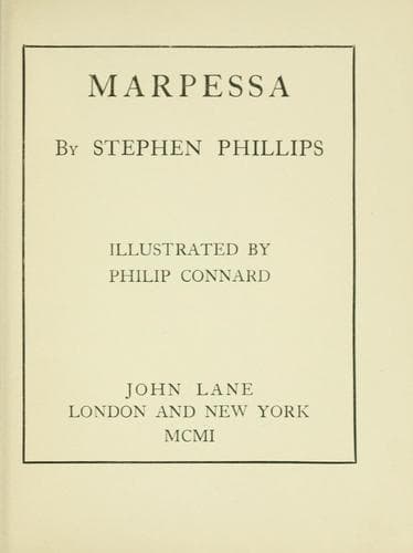 Tapa de Marpessa