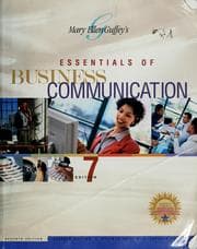 Tapa de Mary Ellen Guffey's essentials of business communication