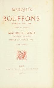 Tapa de Masques et bouffons