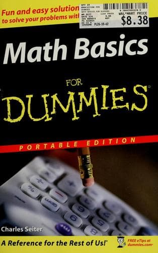 Tapa de Math basics for dummies