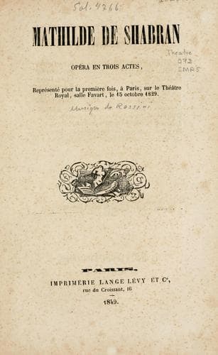 Tapa de Mathilde di Shabran