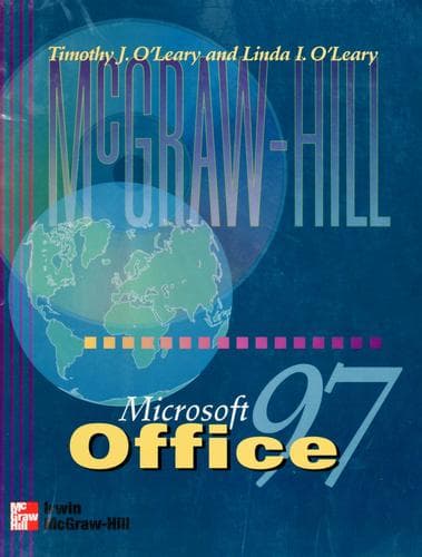 Tapa de McGraw-Hill Microsoft Office 97