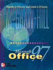 Tapa de McGraw-Hill Microsoft Office 97