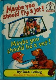 Tapa de Maybe you should fly a jet! Maybe you should be a vet!